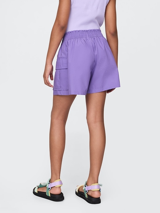 Image number 4 showing, Kids Poplin Easy Cargo Shorts