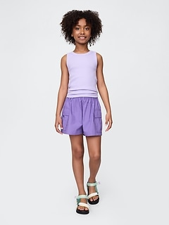Kids Poplin Easy Cargo Shorts