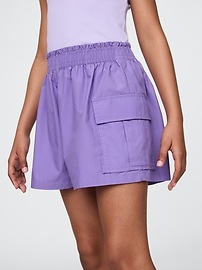 Kids Poplin Easy Cargo Shorts