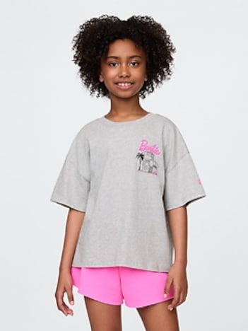 Kids Barbie Oversized Graphic T-Shirt