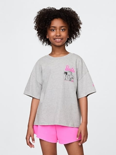 Kids Barbie Oversized Graphic T-Shirt