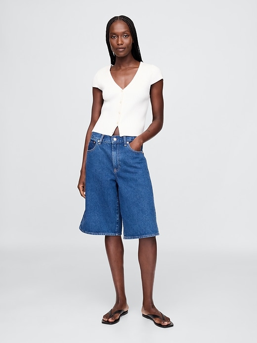 Image number 2 showing, Cropped Rib Cardigan