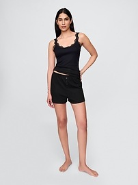 Mini Rib Lace PJ Tank Top