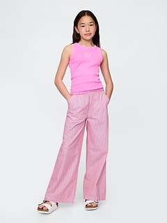Kids Poplin Baggy Pants