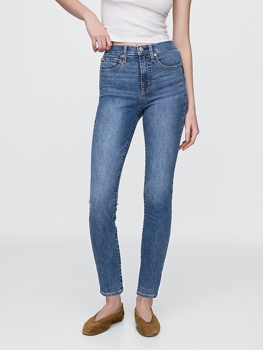 Image number 2 showing, High Rise True Skinny Jeans