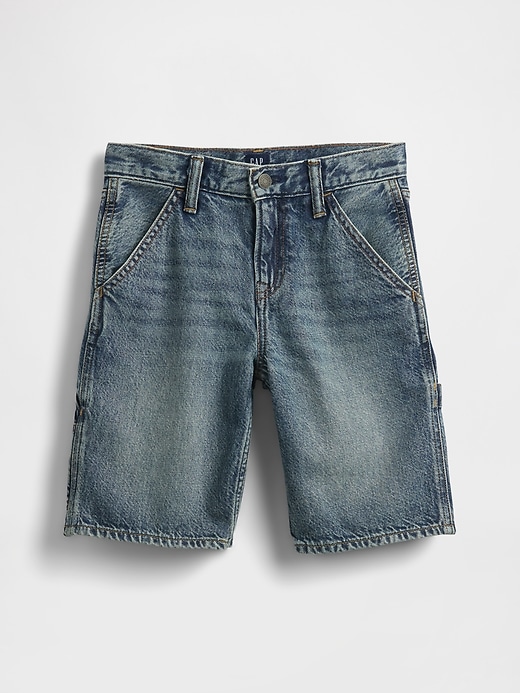 Image number 2 showing, Kids UltraSoft '90s Loose Denim Carpenter Shorts