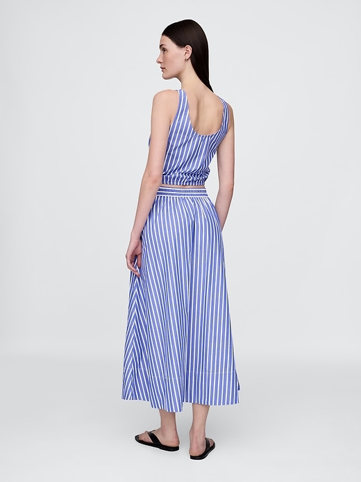 Image number 2 showing, Poplin Maxi Skirt