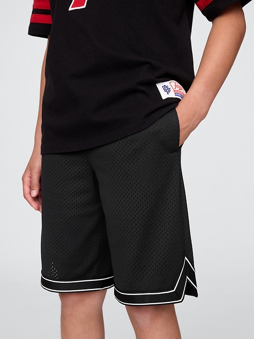 Image number 5 showing, Kids GapFit 8.5" Mesh Pull-On Shorts