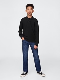 Kids Organic Cotton Uniform Polo Shirt