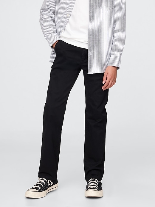 Image number 2 showing, Kids Uniform Straight-Fit Stretch Khakis