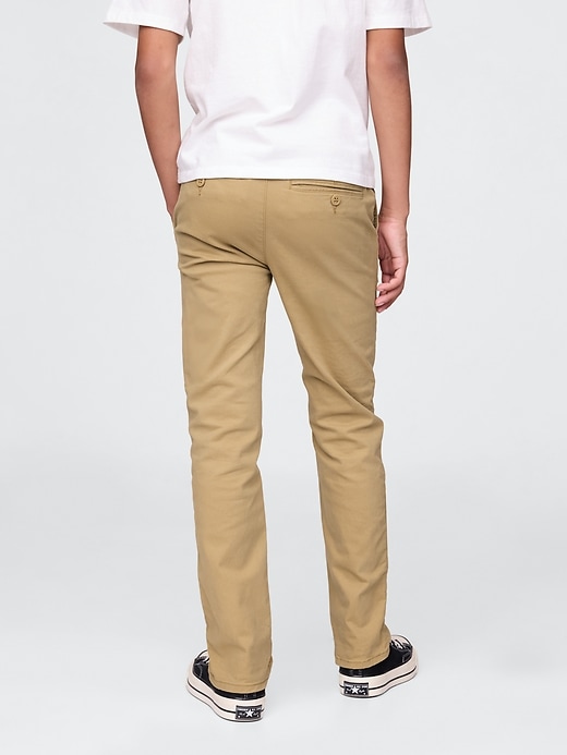 Image number 3 showing, Kids Uniform Straight-Fit Stretch Khakis