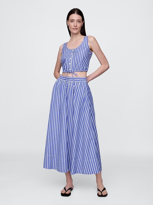Image number 2 showing, Cinched-Hem Cropped Top