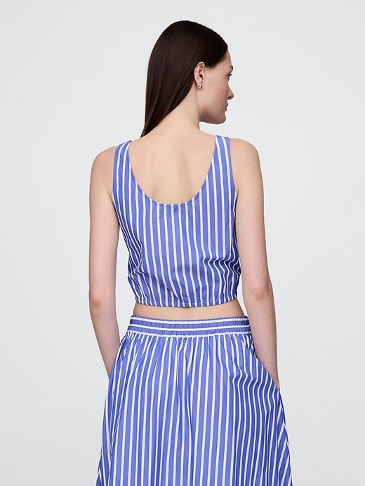 Image number 3 showing, Cinched-Hem Cropped Top