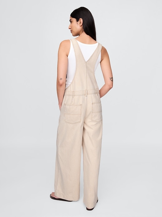 Image number 4 showing, Denim Baggy Overalls