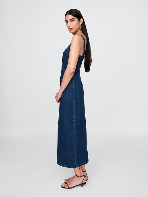 Image number 3 showing, Denim Bodycon Midi Dress