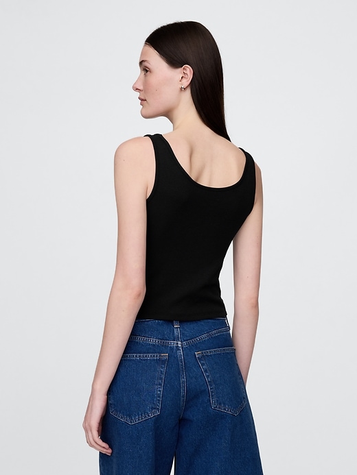 Image number 3 showing, Modern Cropped Tank Top
