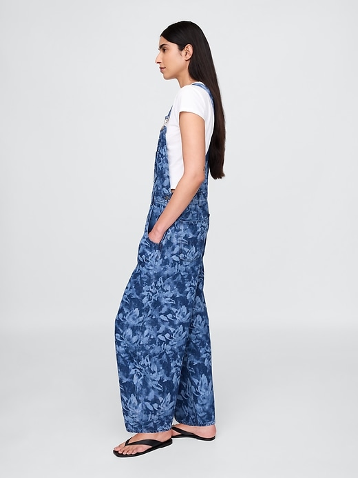 Image number 2 showing, UltraSoft Denim Horseshoe Overalls