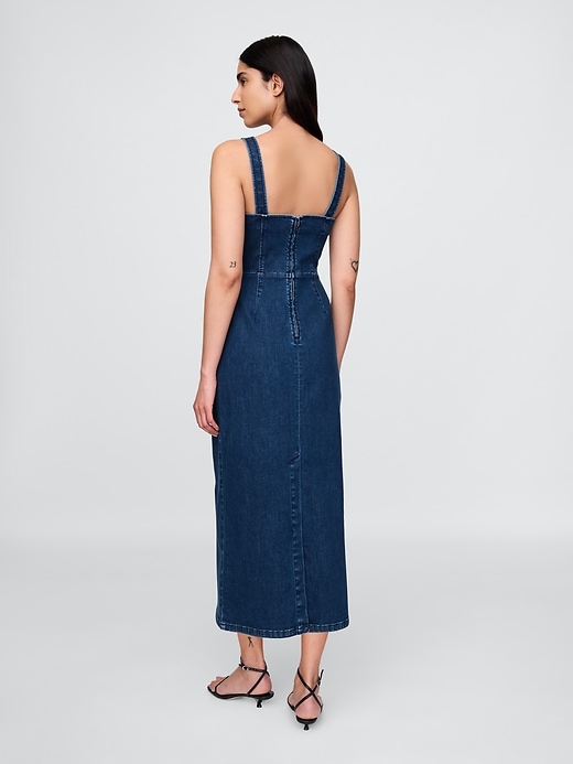 Image number 2 showing, Denim Bodycon Midi Dress