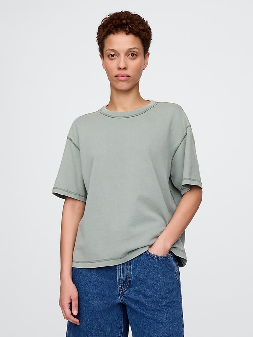 Image number 5 showing, Heavyweight Cropped T-Shirt