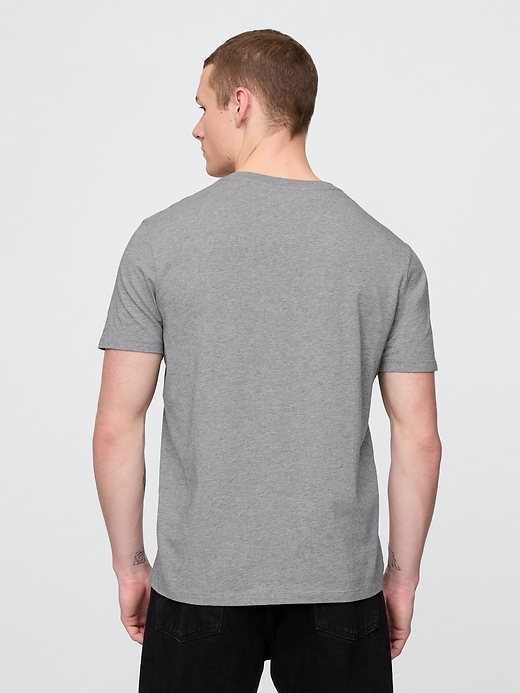 Image number 3 showing, Cotton Jersey V-Neck T-Shirt