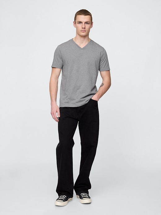 Image number 2 showing, Cotton Jersey V-Neck T-Shirt