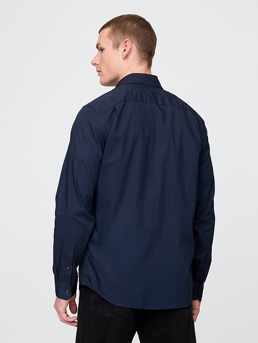 Image number 2 showing, All-Day Poplin Shirt in Classic Fit