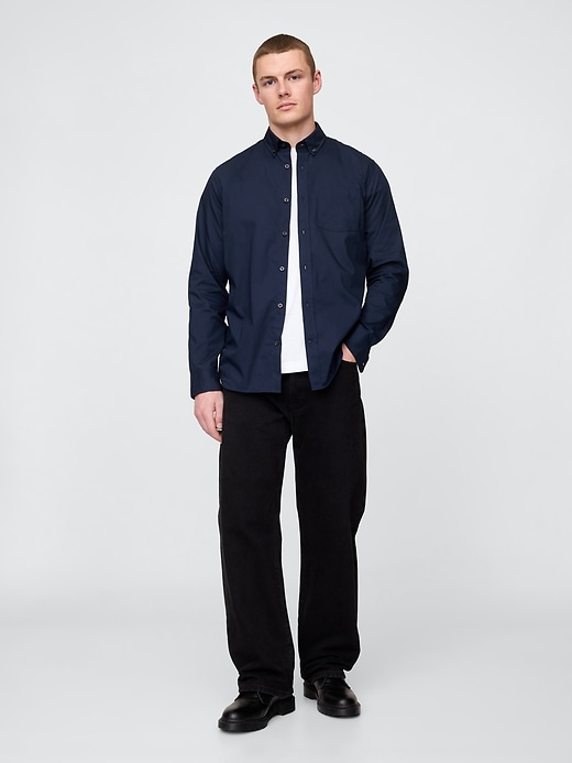 Image number 3 showing, All-Day Poplin Shirt in Classic Fit