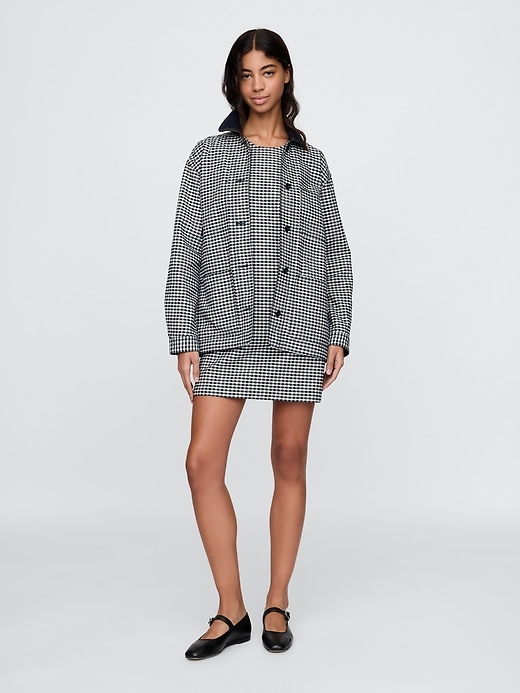 Image number 3 showing, Gap × DÔEN Gingham Denim Jacket