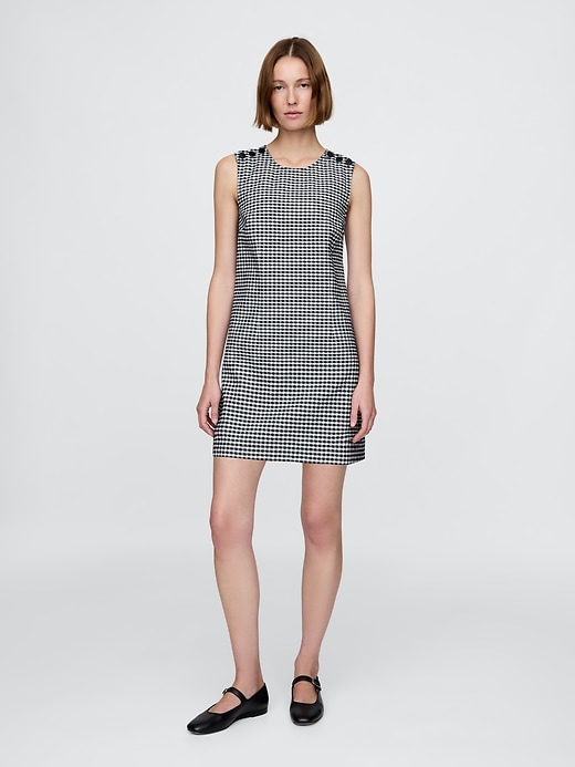 Image number 1 showing, Gap × DÔEN Gingham Denim Mini Dress