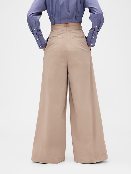 Image number 5 showing, GapStudio High Rise Twill Sailor Pants