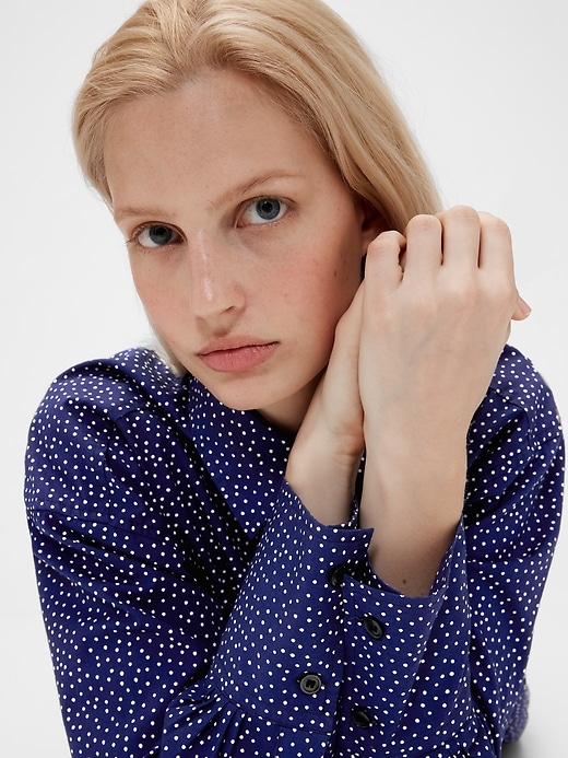 Image number 2 showing, GapStudio Poplin Tunic Shirt