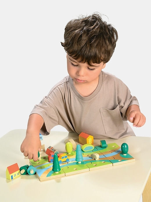 Image number 4 showing, Tiny Town Jigsaw Puzzle Toy