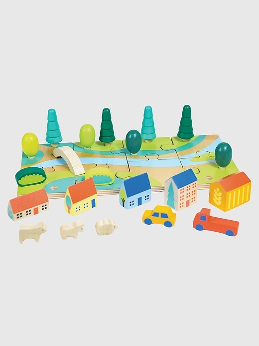 Image number 3 showing, Tiny Town Jigsaw Puzzle Toy