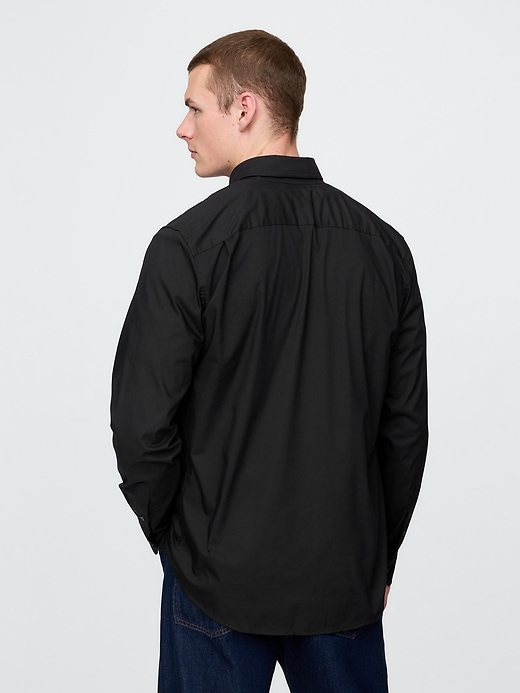 Image number 3 showing, All-Day Poplin Shirt in Classic Fit