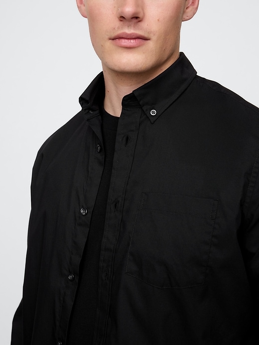 Image number 4 showing, All-Day Poplin Shirt in Classic Fit