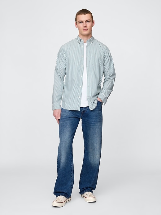 Image number 2 showing, All-Day Poplin Shirt in Classic Fit