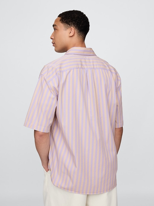 Image number 3 showing, Organic Cotton Oversized Poplin Shirt