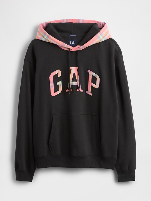 Image number 5 showing, VintageSoft Plaid Arch Logo Hoodie