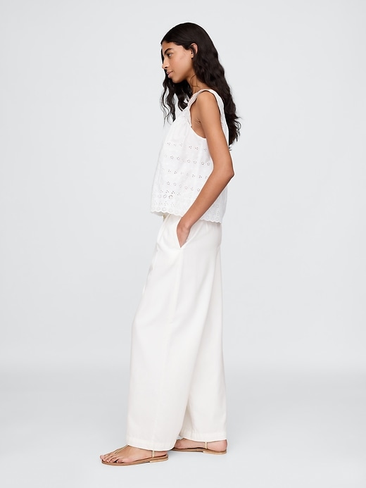 Image number 3 showing, Gap × DÔEN High Rise Pleated Trousers