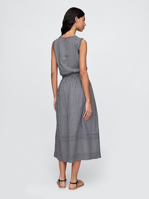 Gap × DÔEN Gingham Maxi Skirt