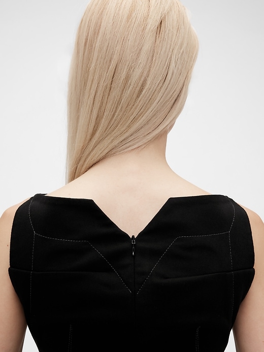 Image number 5 showing, GapStudio Seamed Denim Dress