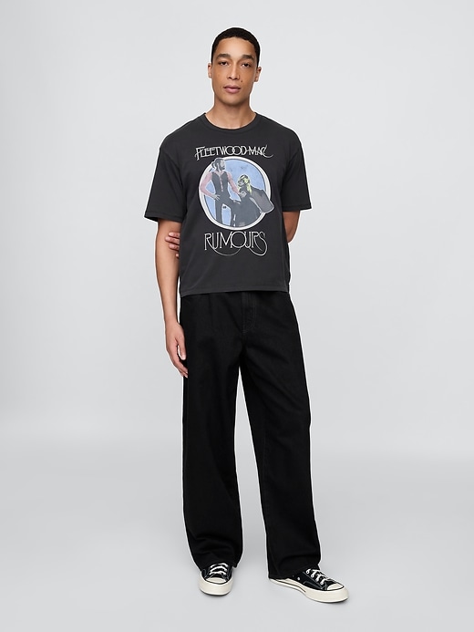 Image number 2 showing, Heavyweight Cropped Fleetwood Mac Graphic T-Shirt