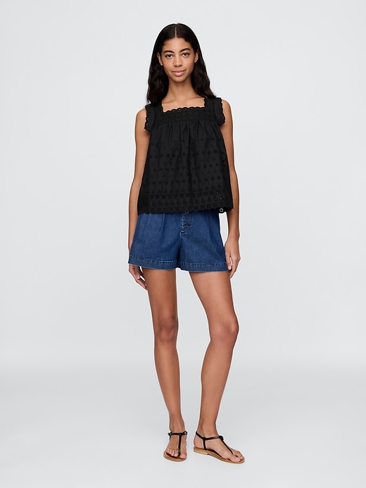 Image number 2 showing, Gap × DÔEN Eyelet Top