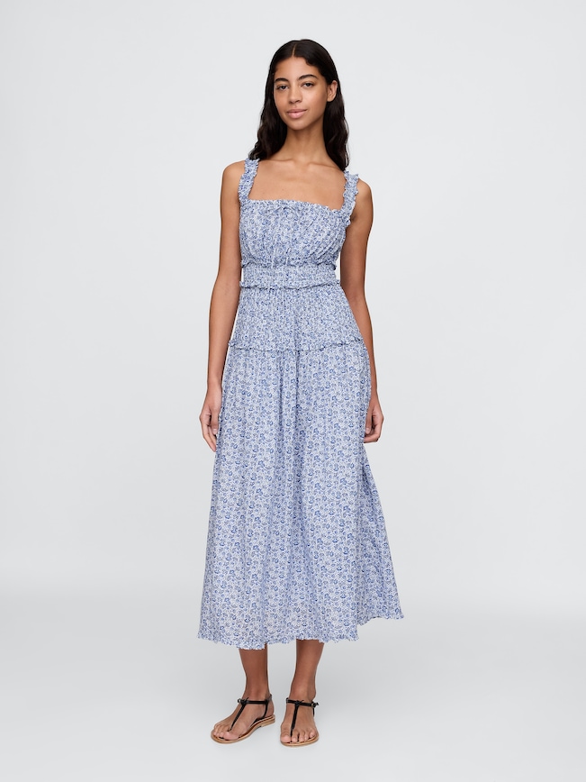 Gap × DÔEN Floral Midi Dress