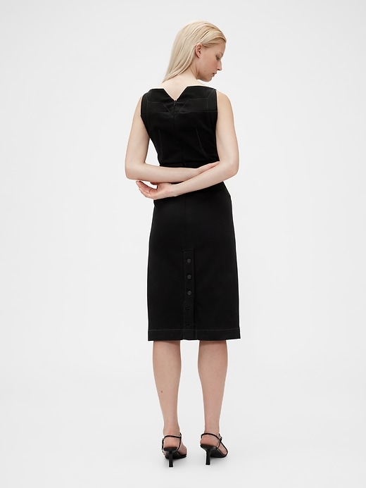 Image number 2 showing, GapStudio Seamed Denim Dress