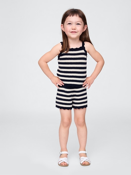 Image number 1 showing, Baby & Toddler Crochet Pull-On Shorts