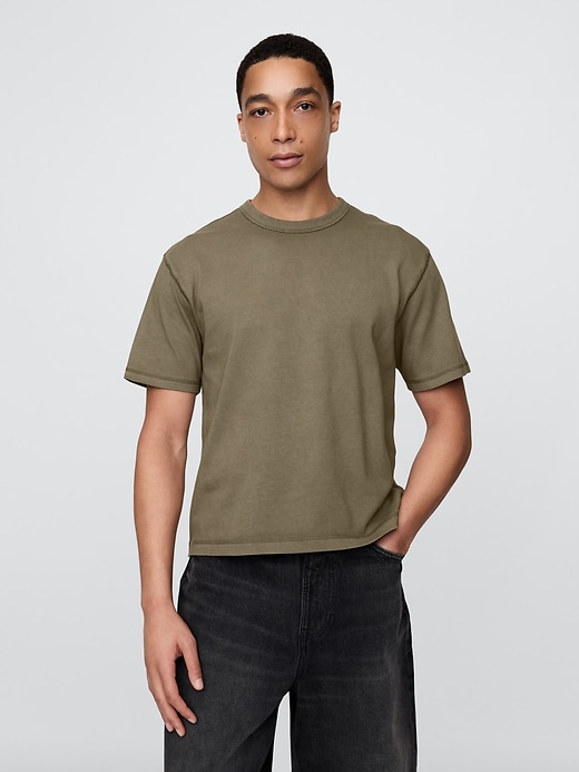Image number 1 showing, Heavyweight Cropped T-Shirt