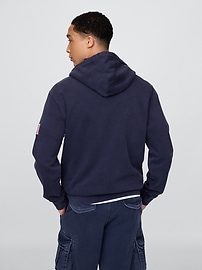 VintageSoft Gap Logo Zip Hoodie