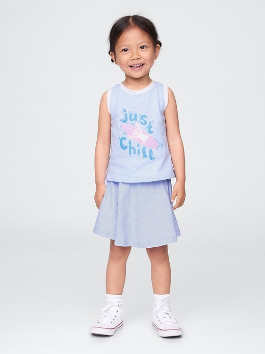 Image number 1 showing, Lilo & Stitch Baby & Toddler Organic Cotton Skort Set