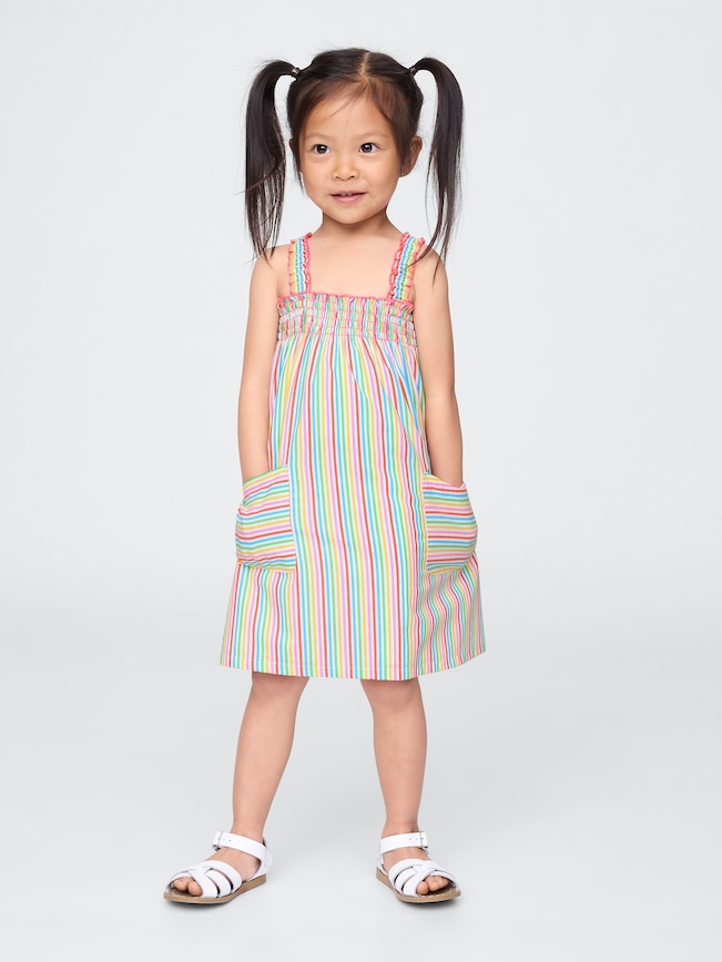 Baby & Toddler Smocked Poplin Dress